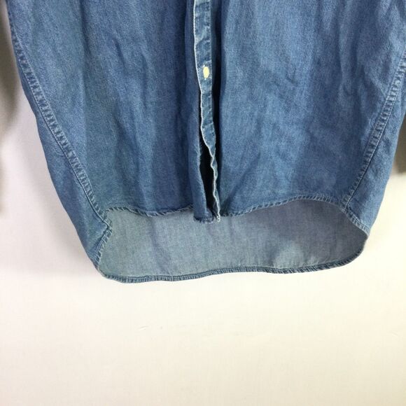 Camel Men's Joe Camel Tobacco Jazz Band Long Sleeve Shirt Blue Denim Size M - Picture 6 of 15